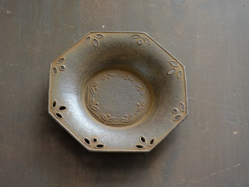 八角茶托<鈴木盛久工房>
