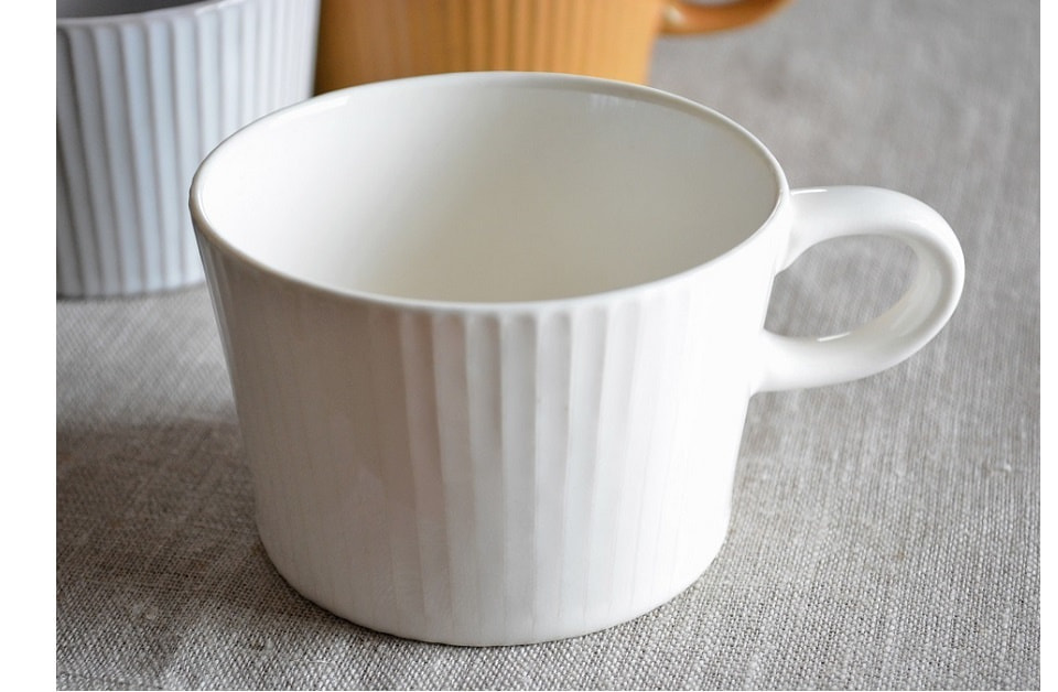 プラート ティーカップ (白) ＜4th-market＞ ｜ 暮らしのほとり舎
