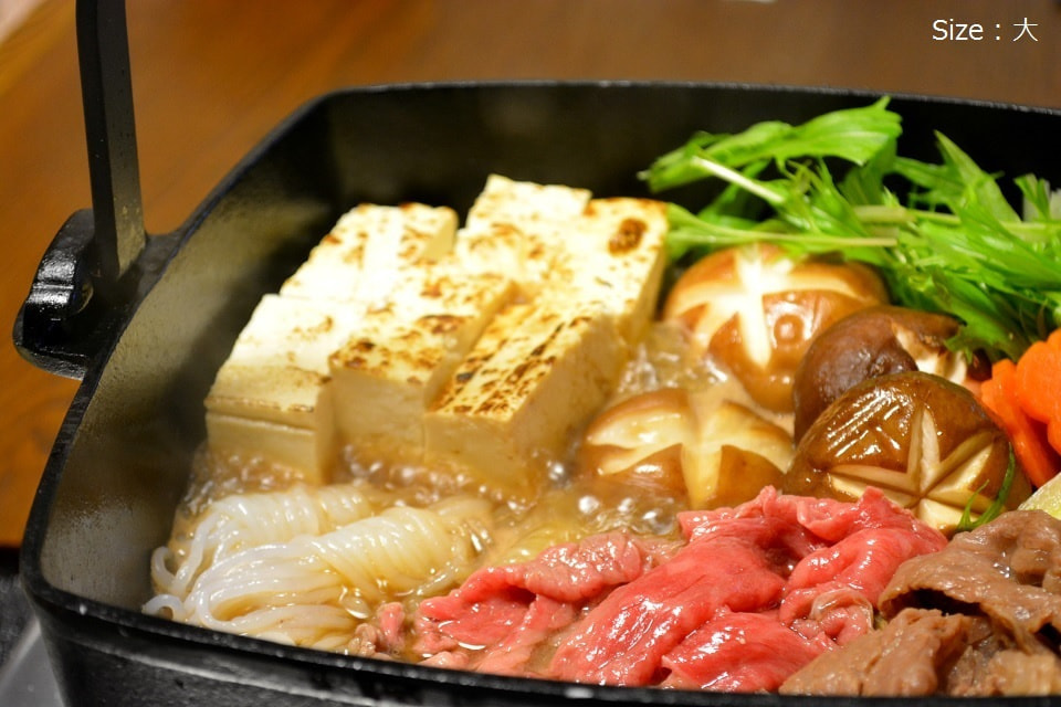 角鍋 (すき焼き鍋・鉄鍋) すき焼き ＜鈴木盛久工房＞ ｜ 暮らしのほとり舎