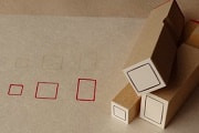 【ゴム印】わくわく3本セット (黒ゴム) ＜工房 蓮＞