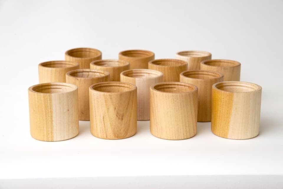 おしゃれでかわいい木製コップ (水筒 Bottle) ＜MokuNeji モクネジ＞ ｜ 暮らしのほとり舎