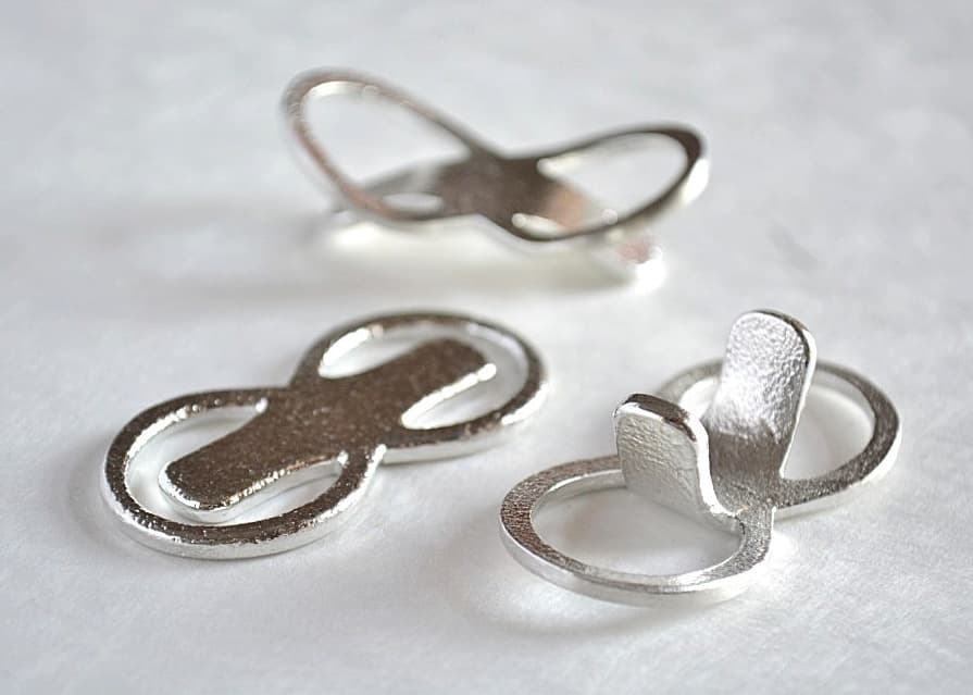 箸置き(8) 曲げ方例