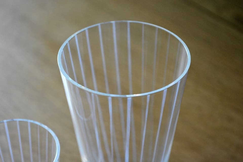 十草 オールドグラス 飲み口 (縁) ＜廣田硝子＞ ｜ 暮らしのほとり舎