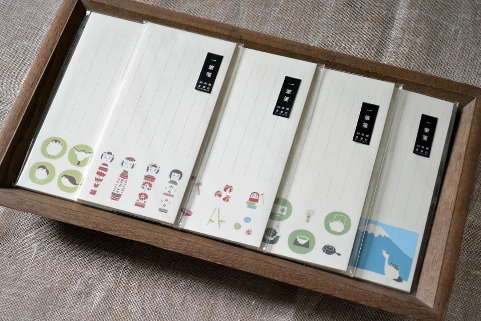 一筆箋 (野すずめ・こけし・昔あそび・日本茶・富士見つるかめ) ＜星燈社＞ ｜ 暮らしのほとり舎