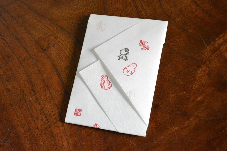 束ね熨斗 (遊楽の印) × ぽち袋 ＜工房 蓮＞ ｜ 暮らしのほとり舎.