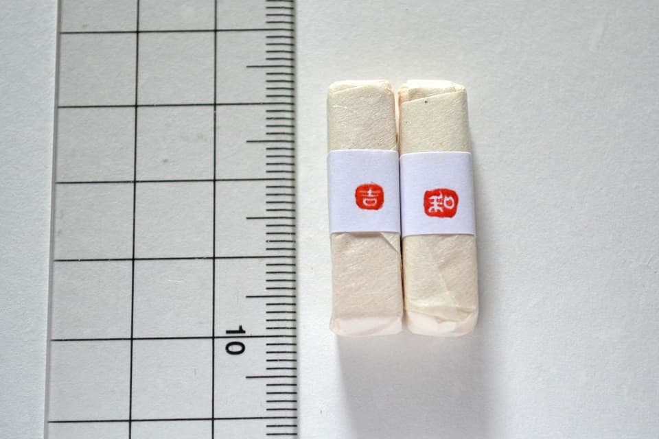 遊楽の印「ちび吉」「ちび和」 サイズ ＜工房 蓮＞ ｜ 暮らしのほとり舎