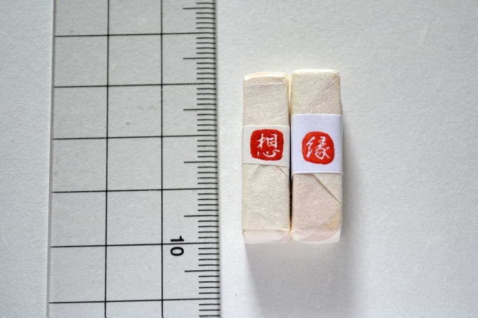 遊楽の印「想」「縁」 サイズ ＜工房 蓮＞ ｜ 暮らしのほとり舎