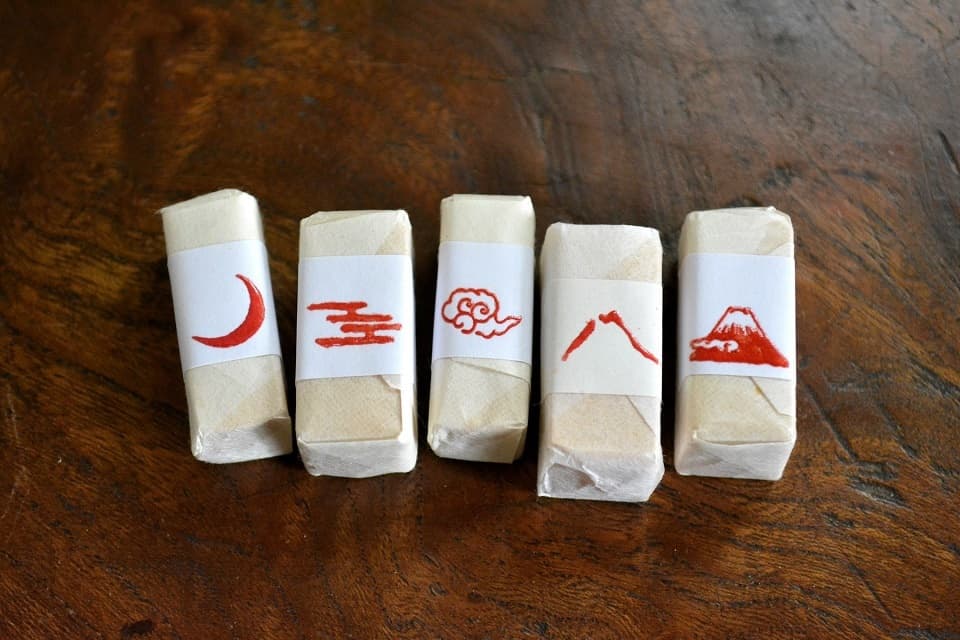 遊楽の印「三日月」「霞」「瑞雲」「お山」「富士山」<工房 蓮> | 暮らしのほとり舎