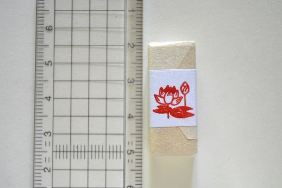 遊楽の印「蓮の花」 印影・サイズ・寸法 ＜工房 蓮＞｜暮らしのほとり舎