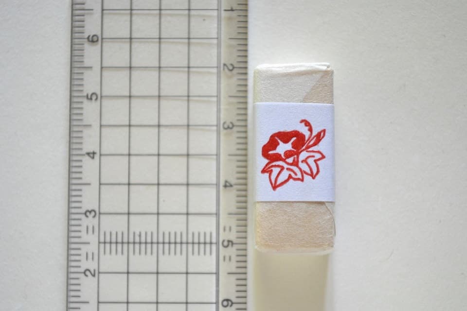 遊楽の印「朝顔」 印影・サイズ・寸法 ＜工房 蓮＞｜暮らしのほとり舎
