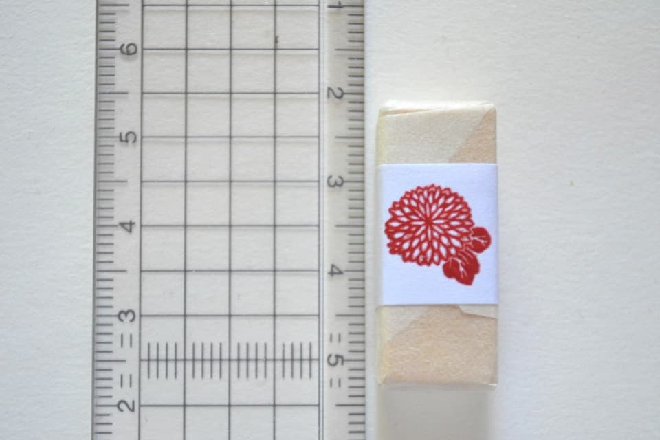 遊楽の印「菊之花」 印影・サイズ・寸法 ＜工房 蓮＞｜暮らしのほとり舎