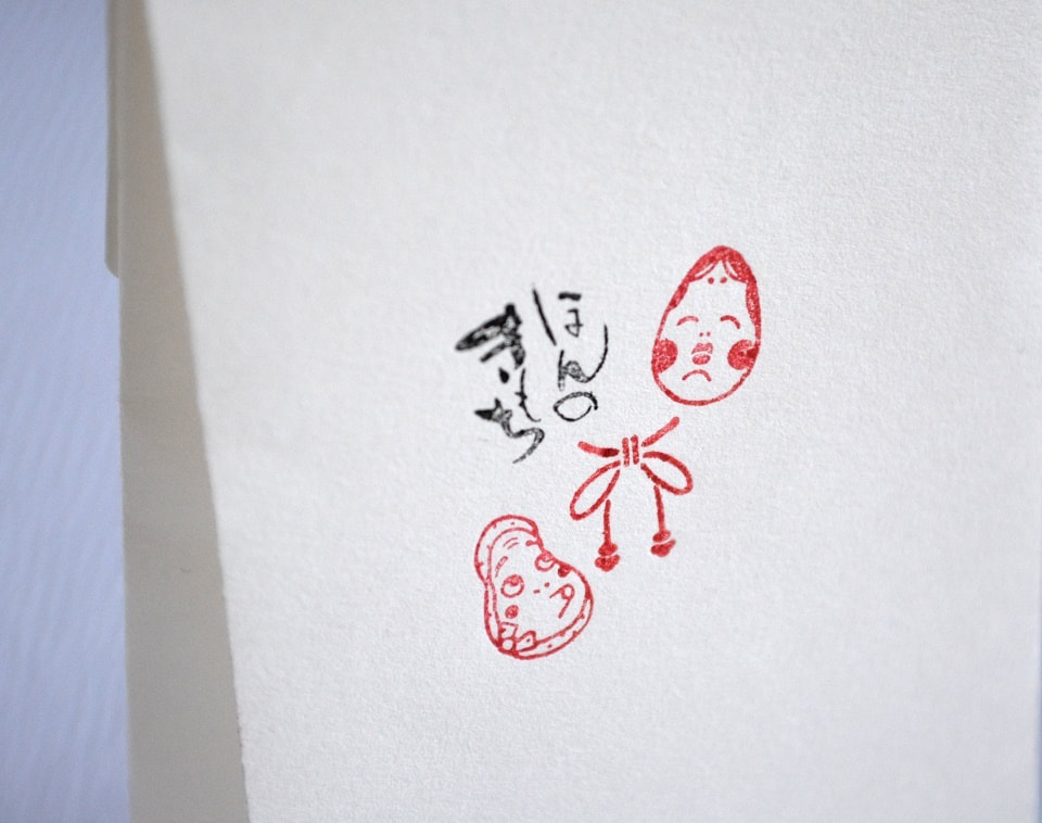 結び紐 × ひょっとこ × お多福かあさん × ほんのきもち (遊楽の印) <工房 蓮> | 暮らしのほとり舎
