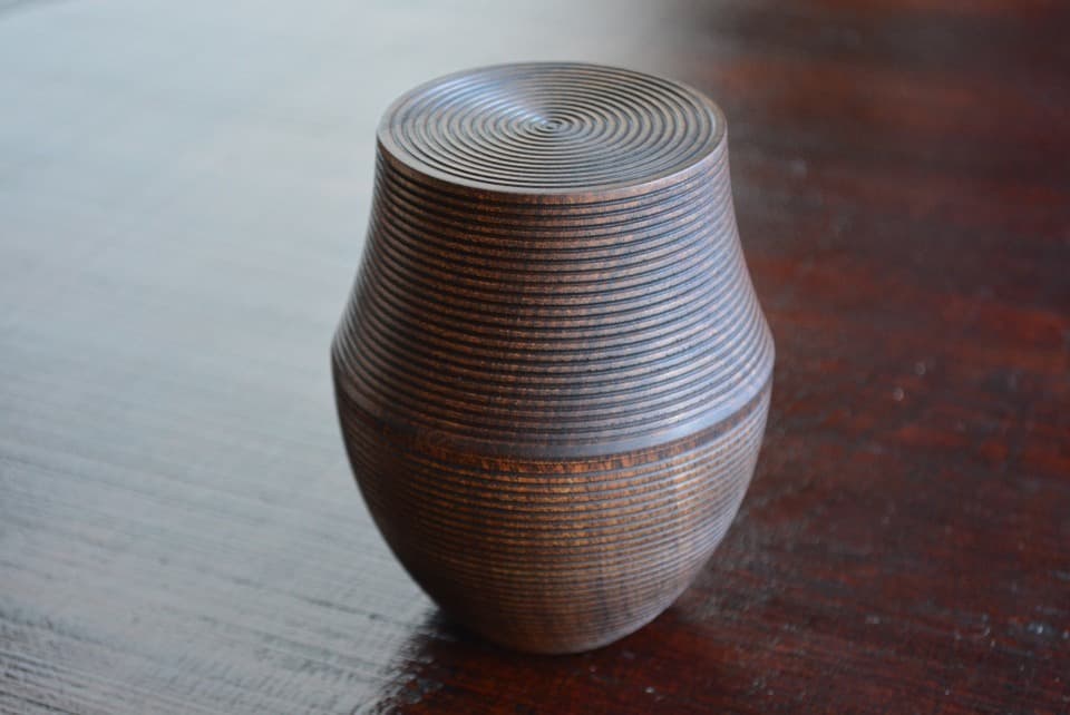 茶筒 KARMI【フキ】＜釜＞