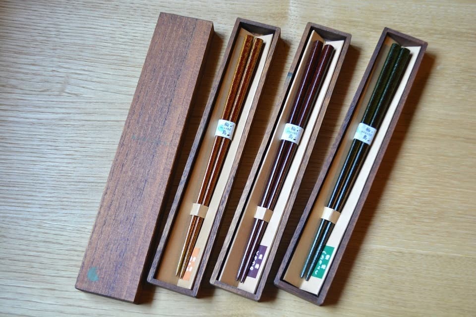 上品で落ち着いた色合いが美しい輪島うるし箸「WABI SABI」シリーズ＜橋本幸作漆器店＞