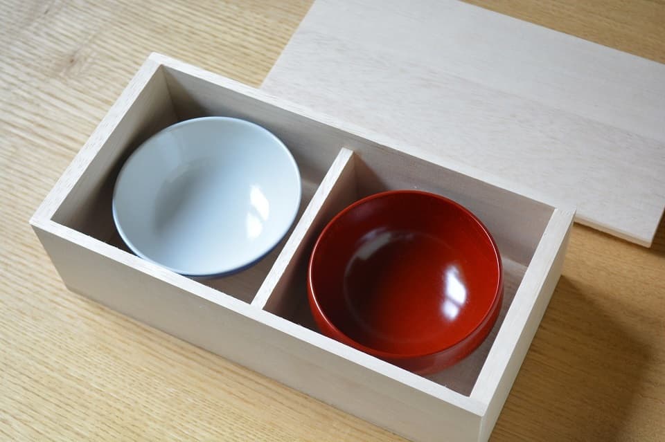 贈り物にも最適な「木箱入りセット」【くーわん・ふーわん】