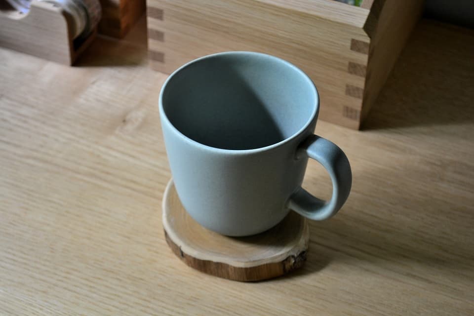 少し大きめサイズでスープカップとしてもおすすめです（ペレン マグカップ）