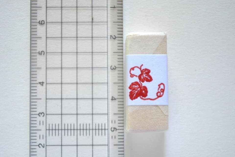 遊楽の印「蔦」 印影・サイズ・寸法＜工房 蓮＞
