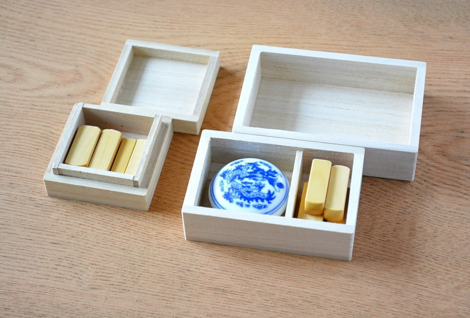 遊楽の印箱<工房 蓮×増矢桐箱>