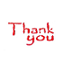遊楽の印「Thank you（朱文）」の商品詳細へ