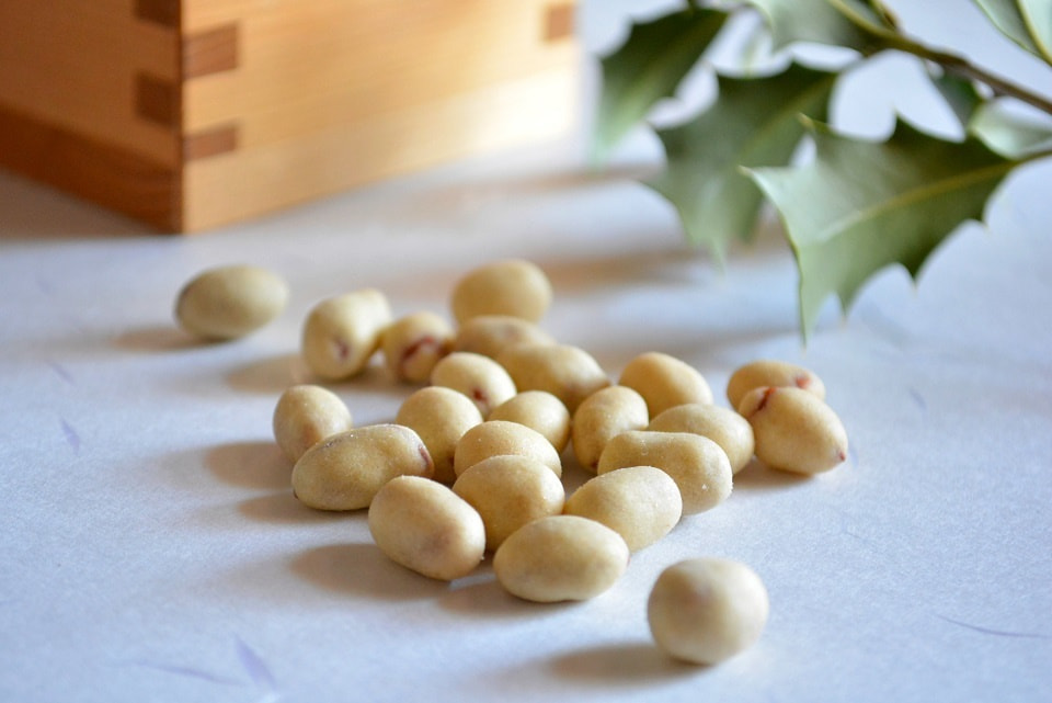 柊の葉と豆 (節分)｜暮らしのほとり舎