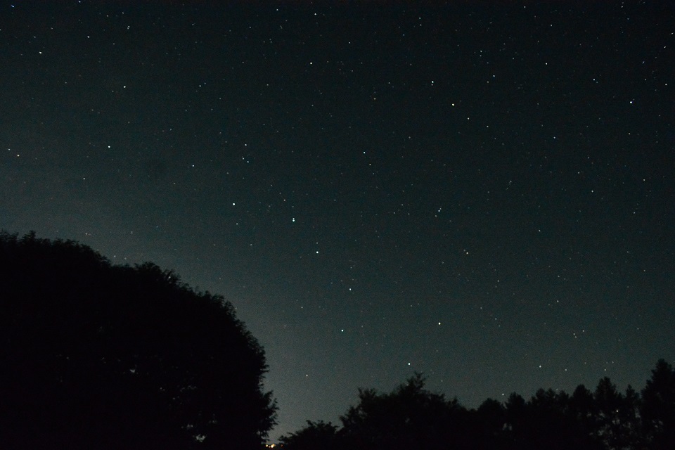 夏の大三角 と真夏の星空 8月 18
