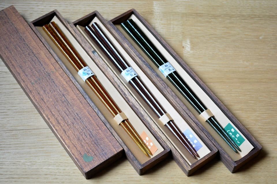 上品で落ち着いた色合いが美しい輪島うるし箸「WABI SABI」シリーズ＜橋本幸作漆器店＞